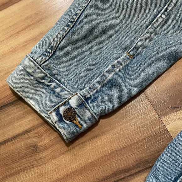 VTG 90s Levi's Blue Denim Jacket Sz XL - Picture 8 of 9